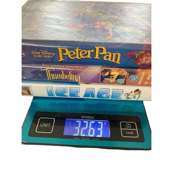 Lot of 2 Ice Age Thumbellina VHS Tape Vintage Movie Y2K 90s 80s Electronics Cart - Picture 5 of 5